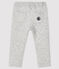 Baby-Hose aus Doppeljersey für Jungen grau BELUGA CHINE
