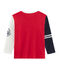 Langarm-T-Shirt für Jungen rot TERKUIT/weiss MULTICO CN