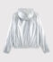 Warme Windjacke aus recyceltem Material grau ARGENT
