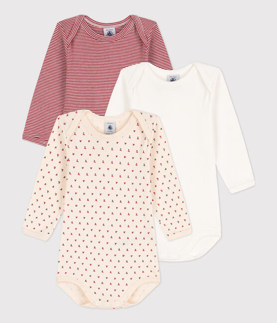 3er-Set langärmelige Baby-Bodys aus Baumwolle variante 1