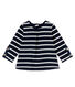 Baby MädchenBluse mit Marinestreifen