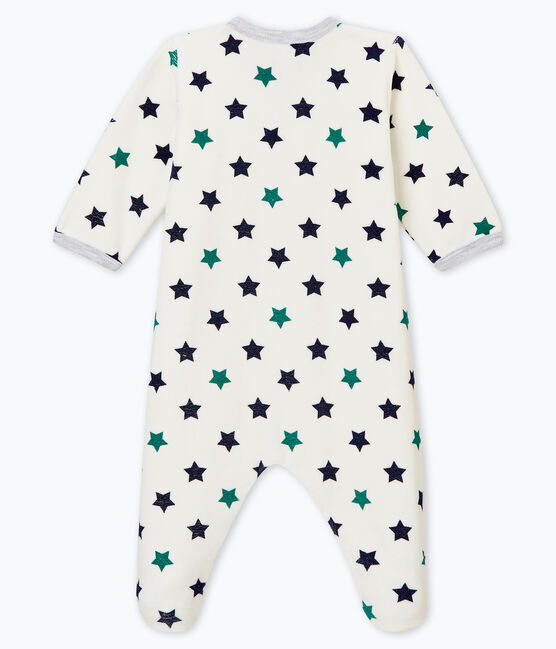 Baby Jungen Strampler weiss MARSHMALLOW/weiss MULTICO