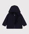 Kapuzen-Sweatshirt aus Molton für Babys blau SMOKING