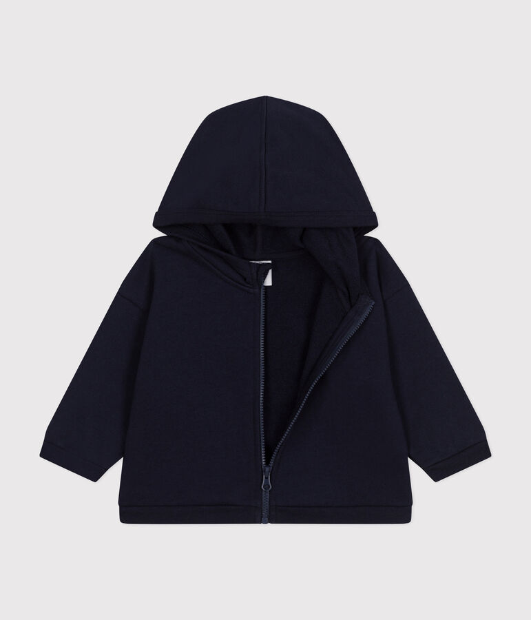 Kapuzen-Sweatshirt aus Molton f&uuml;r Babys blau
