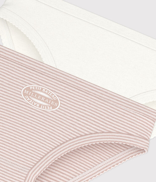 2er-Set Kinder-Slips aus Baumwolle vielfarbig