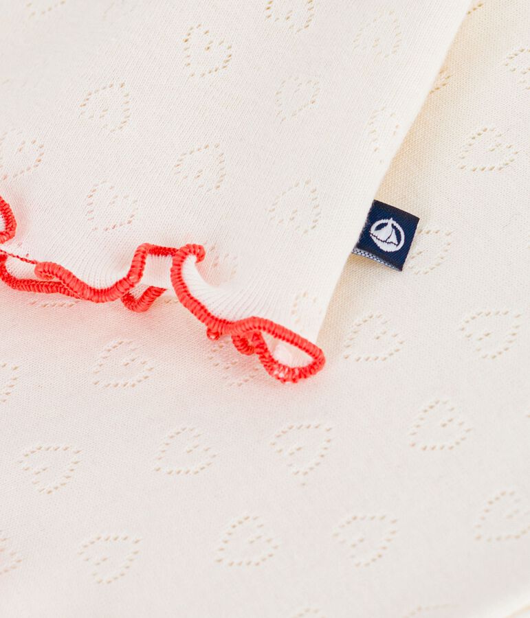 Kurz&auml;rmeliges Kinder T-Shirt aus Baumwolle naturfarben