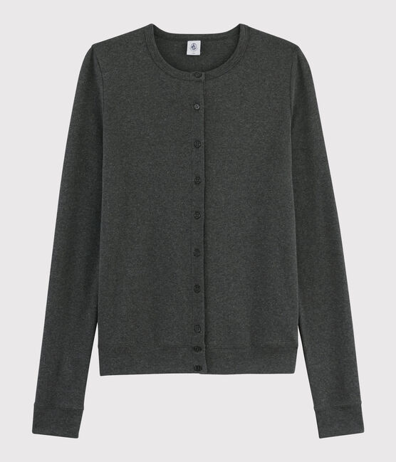 Cardigan für Damen grau CITY CHINE