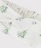 Baby-Haarband aus Windelstoff aus Bio-Baumwolle weiss MARSHMALLOW/weiss MULTICO