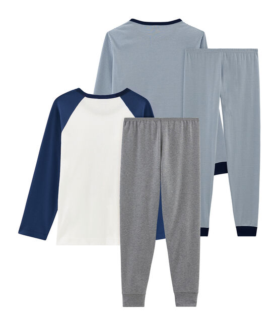 2er-Set Rippstrick-Pyjamas für Jungen variante 1