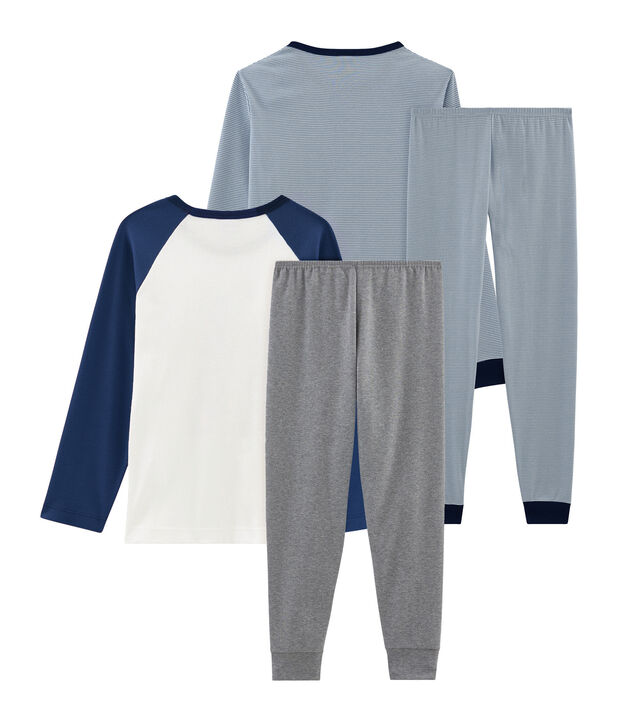 2er-Set Rippstrick-Pyjamas f&uuml;r Jungen vielfarbig