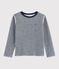 Wendbares Kinder-T-Shirt für Jungen blau SMOKING/weiss MARSHMALLOW