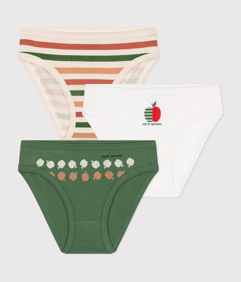 Lot de 3 culottes en coton enfant vielfarbig