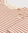 Gestreiftes Baby-T-Shirt aus Baumwoll-Doppeljersey weiss AVALANCHE/ CINA:AVALANCHE