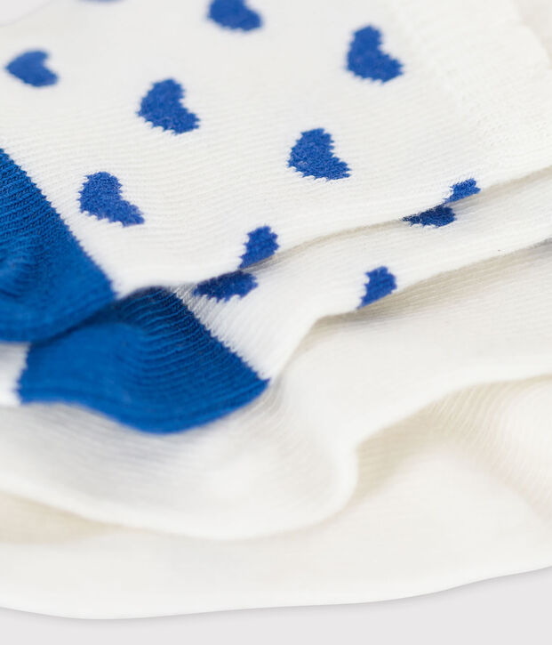 2er-Set Babysocken mit Herzchen vielfarbig
