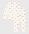 Kinderpyjama aus Nicki mit Herzmotiv für Mädchen weiss MARSHMALLOW/weiss MULTICO