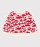 Bedrucktes Kinder-Sweatshirt aus Molton für Jungen rot AVALANCHE/ ROUGE