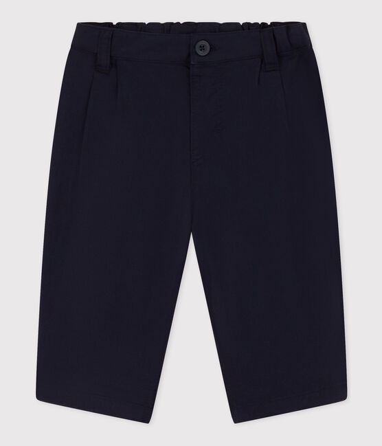 Baby-Hose aus Sergestoff blau SMOKING