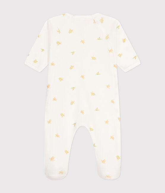 Baby-Strampler aus Baumwolle weiss MARSHMALLOW/weiss MULTICO