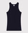Damen-Tanktop L’Iconique aus Baumwolle blau SMOKING