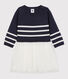 Baby-Kleid aus Wolle und Baumwolle für Mädchen