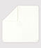 Baby-Decke aus Doppeljersey aus Bio-Baumwolle weiss MARSHMALLOW