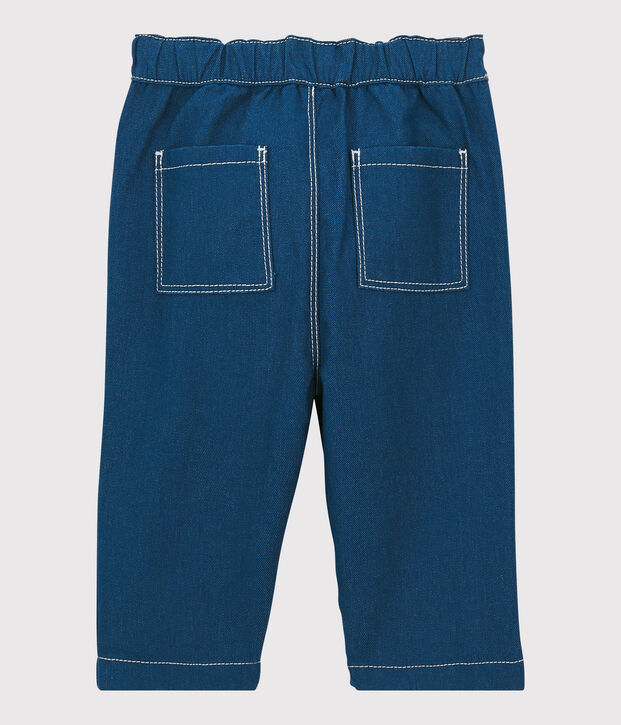 Baby-Hose aus Baumwolle blau