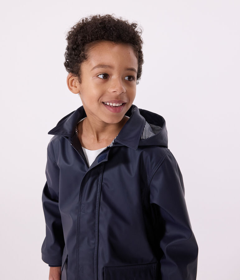 Kinderregenjacke blau SMOKING