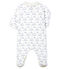 Baby-Strampler aus Doppeljersey für Jungen weiss MARSHMALLOW/weiss MULTICO