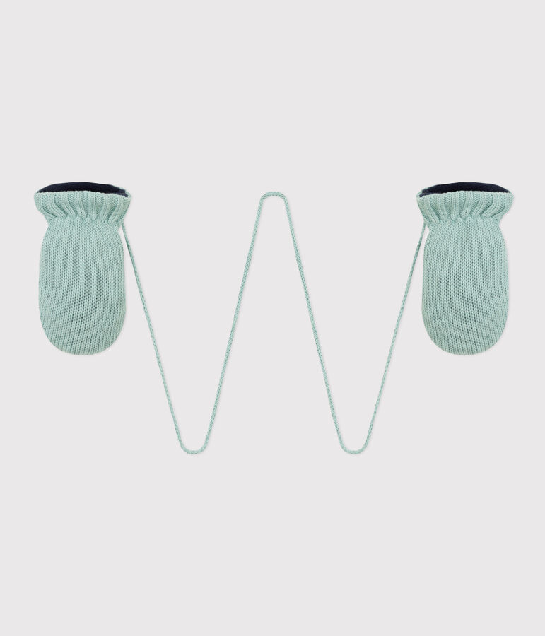 Baby-F&auml;ustlinge mit Fleecefutter gr&uuml;n