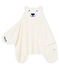 Cape/Decke aus Fleece für Jungen weiss MARSHMALLOW/blau MEDIEVAL