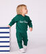 Baby-Sweatshirt aus Baumwolle mit Petit Bateau-Stickerei