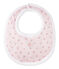 Bedrucktes Unisex-Baby-Lätzchen rosa VIENNE/weiss MULTICO