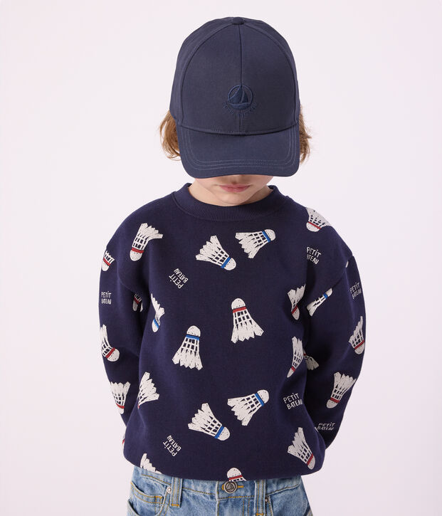 Schlichte blaue Kinderm&uuml;tze SMOKING