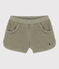 Kindershorts aus Frottee für Mädchen grün MARECAGE