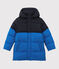 Lange, gefütterte Kinder-Winterjacke für Mädchen / Jungen blau SMOKING/ RUISSEAU