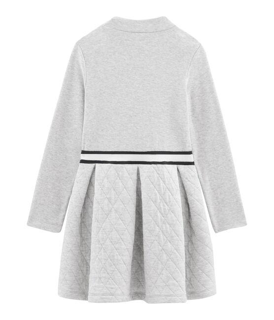 Kinder-Kleid mit Rollkragen Mädchen grau BELUGA CHINE