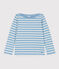 Kinder-Matrosenshirt aus Baumwolle für Mädchen AZUL/ MONTELIMAR