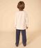 Kinderpyjama aus Nicki blau SMOKING/weiss MULTICO