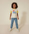 Gemustertes Jungen-T-Shirt aus Jersey gelb AVALANCHE/ NECTAR