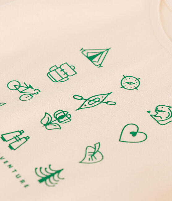 Mädchen-T-Shirt aus leichtem Jerseystoff AVALANCHE/ PRADO