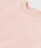 Langärmeliges Baby-T-Shirt aus Doppeljersey rosa SALINE