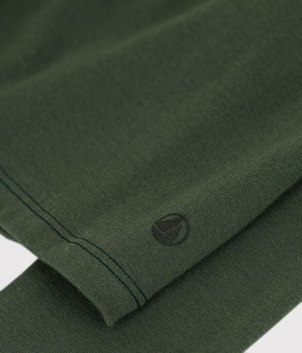 T-Shirt L&rsquo;ICONIQUE aus Baumwolle mit rundem Ausschnitt f&uuml;r Damen gr&uuml;n