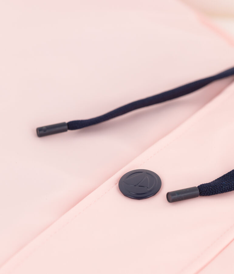 Klassische Regenjacke rosa