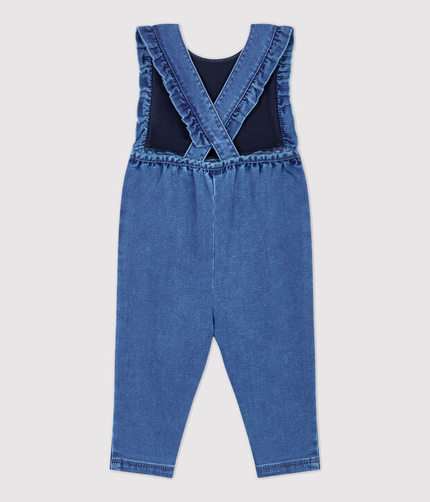 Baby-Overall aus Denim. blau