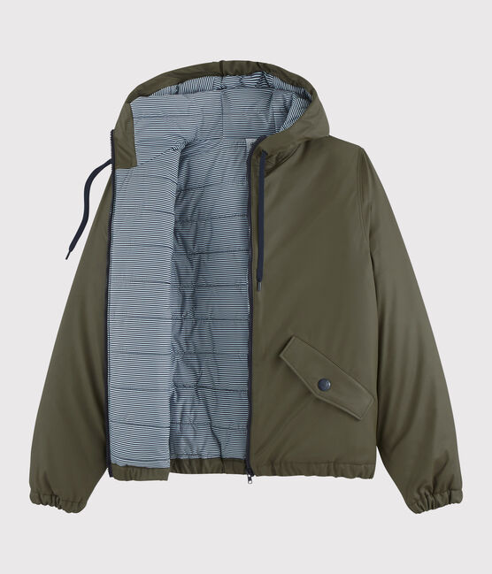 Winter-Regenjacke aus recyceltem Material für Damen braun LITOP
