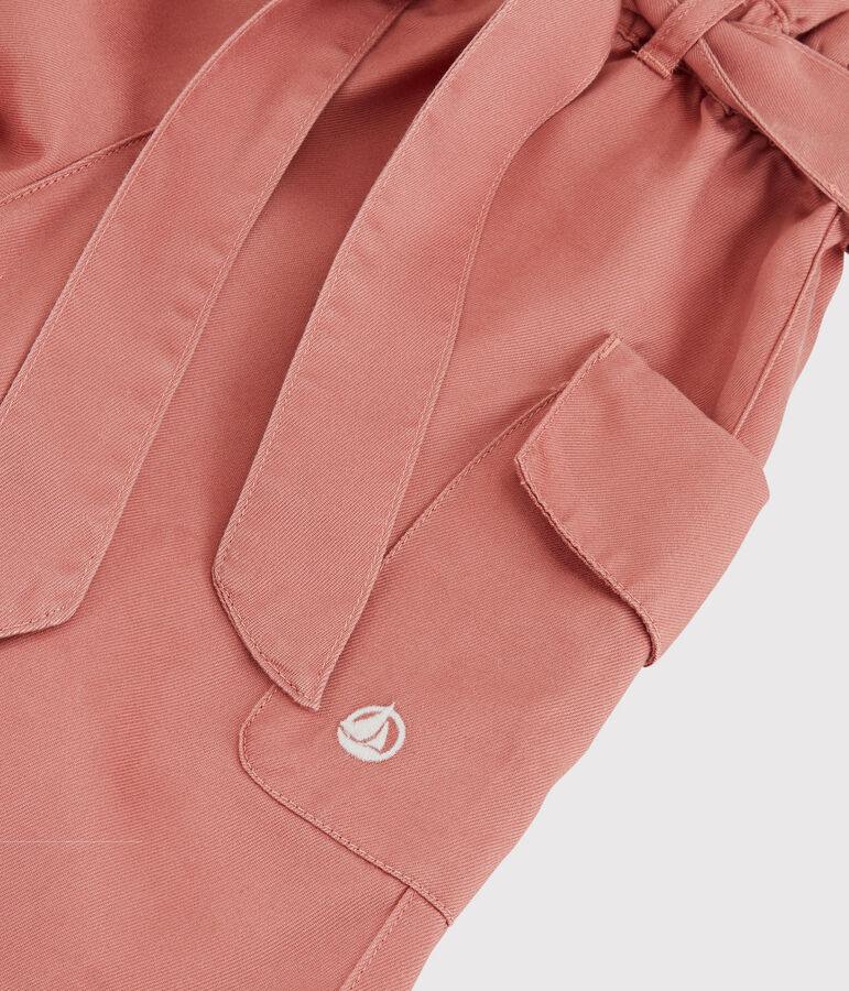 Kinderhose aus Lyocell f&uuml;r M&auml;dchen rosa PAPAYE