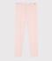 Kinder-Leggings aus Wolle und Baumwolle rosa SALINE