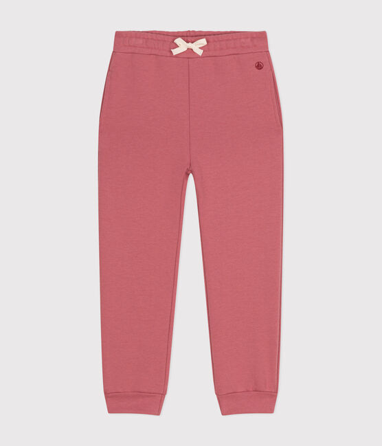 Kinder-Jogginghose aus Molton für Mädchen rosa ROSEWOOD