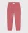 Kinder-Jogginghose aus Molton für Mädchen rosa ROSEWOOD