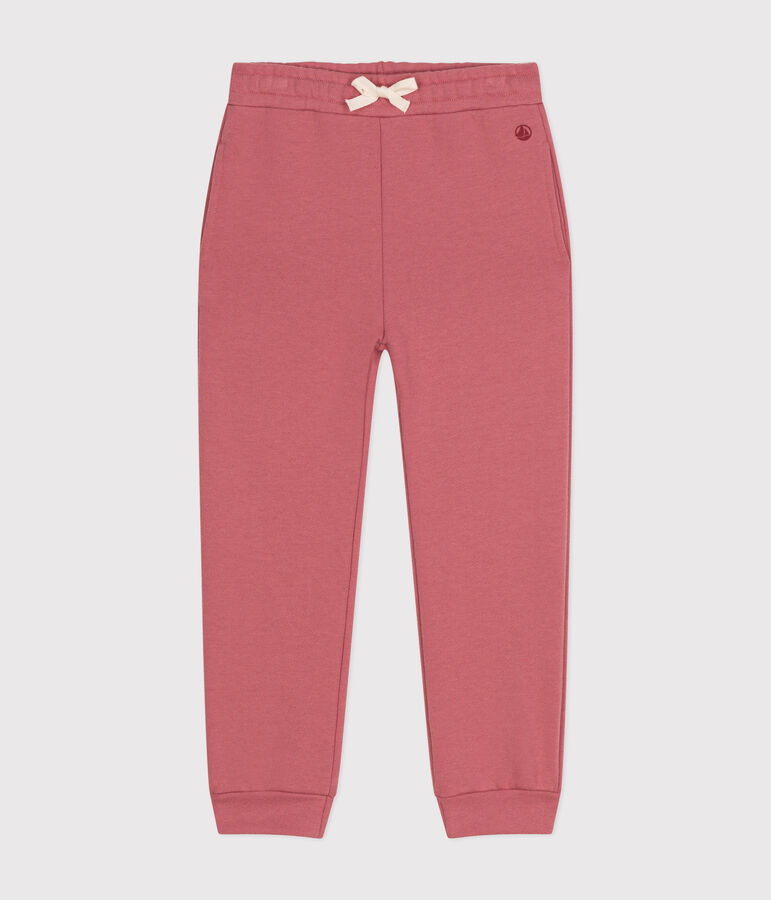 Kinder-Jogginghose aus Molton f&uuml;r M&auml;dchen rosa